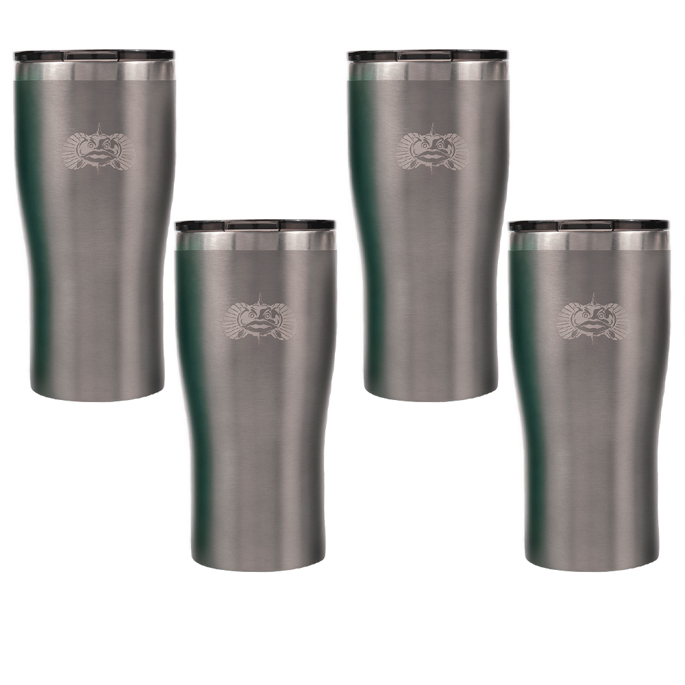 Non-Tipping 20oz Tumbler - 4 Pack - Toadfish - Smartgrip Tumblers