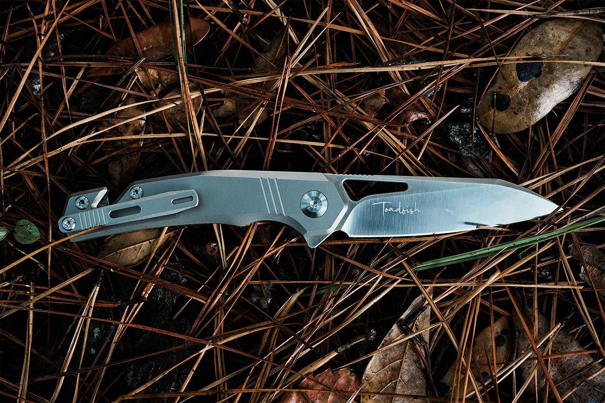 EDC Titanium Pocket Knife - Toadfish - Pocket Knife
