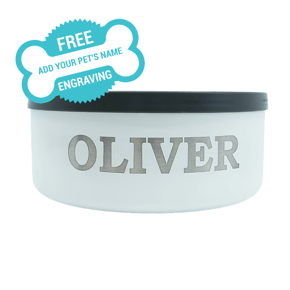 Custom Engraved Dog Bowl (TEST) - Toadfish - Smartgrip Tumblers