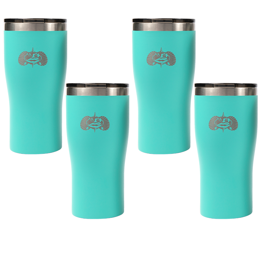Non-Tipping 20oz Tumbler - 4 Pack - Toadfish - Smartgrip Tumblers