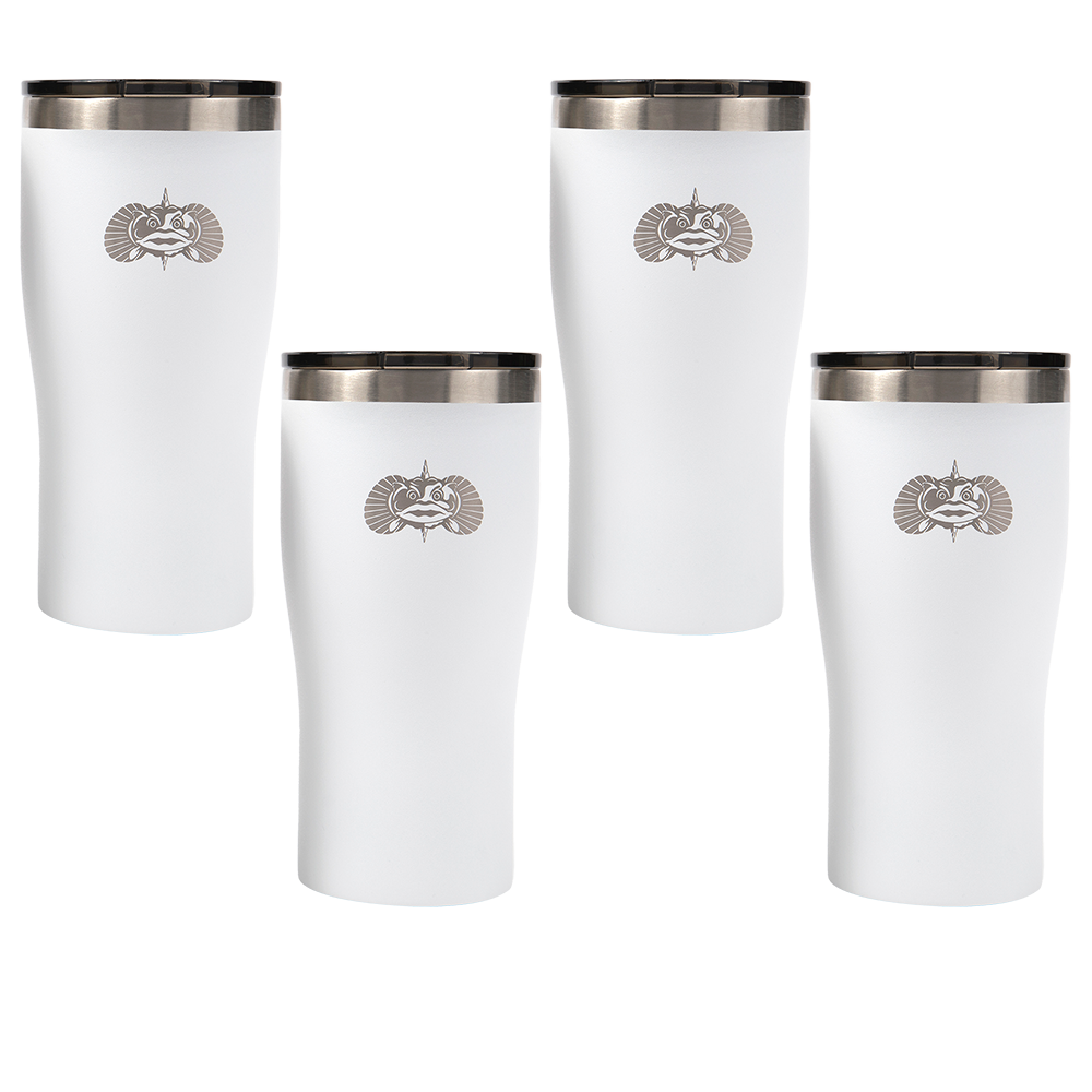 Non-Tipping 20oz Tumbler - 4 Pack - Toadfish - Smartgrip Tumblers