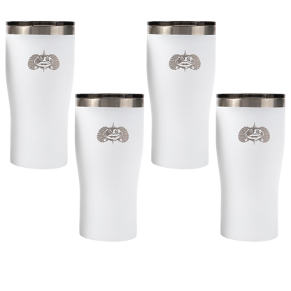 Non-Tipping 20oz Tumbler - 4 Pack - Toadfish - Smartgrip Tumblers
