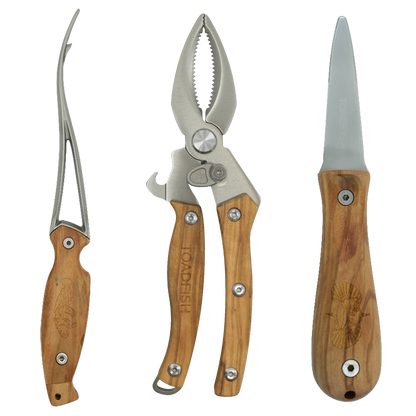 Olive Wood Coastal Kitchen Collection - Toadfish - Kitchen Tools & Utensils