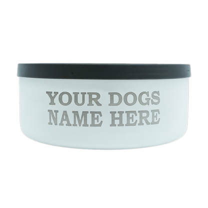 Custom Engraved Dog Bowl (TEST) - Toadfish - Smartgrip Tumblers