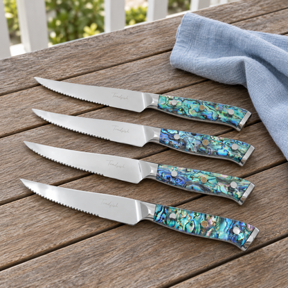 Abalone Steak Knife Set