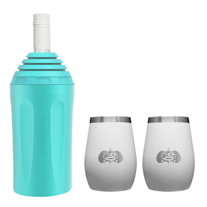 Wine Chiller + Tumbler Gift Sets - Toadfish - Drinkware Sets