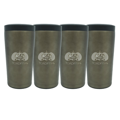 Universal Can Cooler 4-Pack - Toadfish - Can Coolers