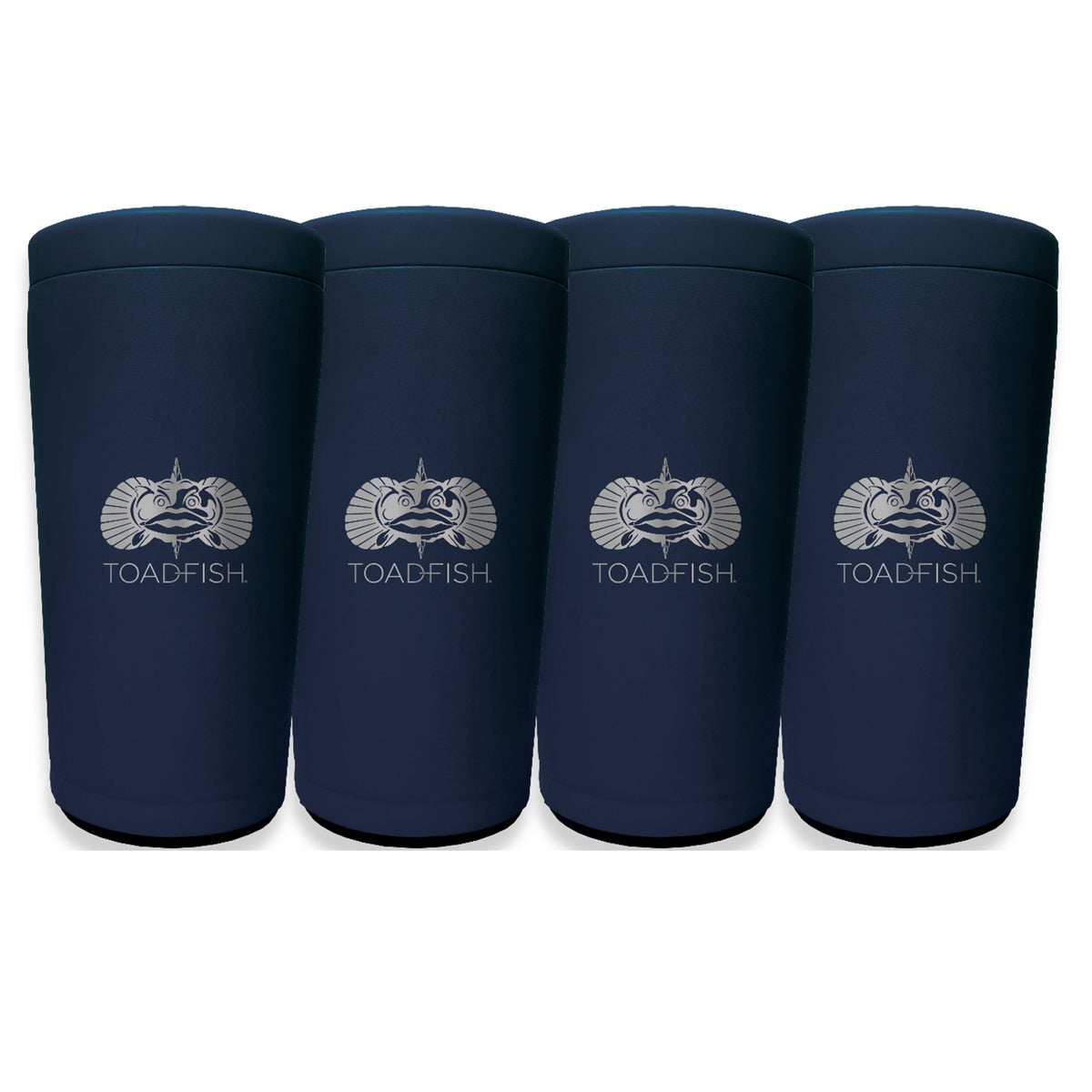 Universal Can Cooler 4-Pack - Toadfish - Can Coolers