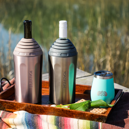 Wine Chiller Can & Bottle Sleeves Toadfish 