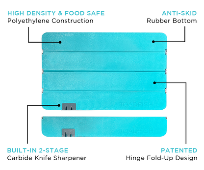Folding Cutting Boards- L | XL - Toadfish - Cutting Boards